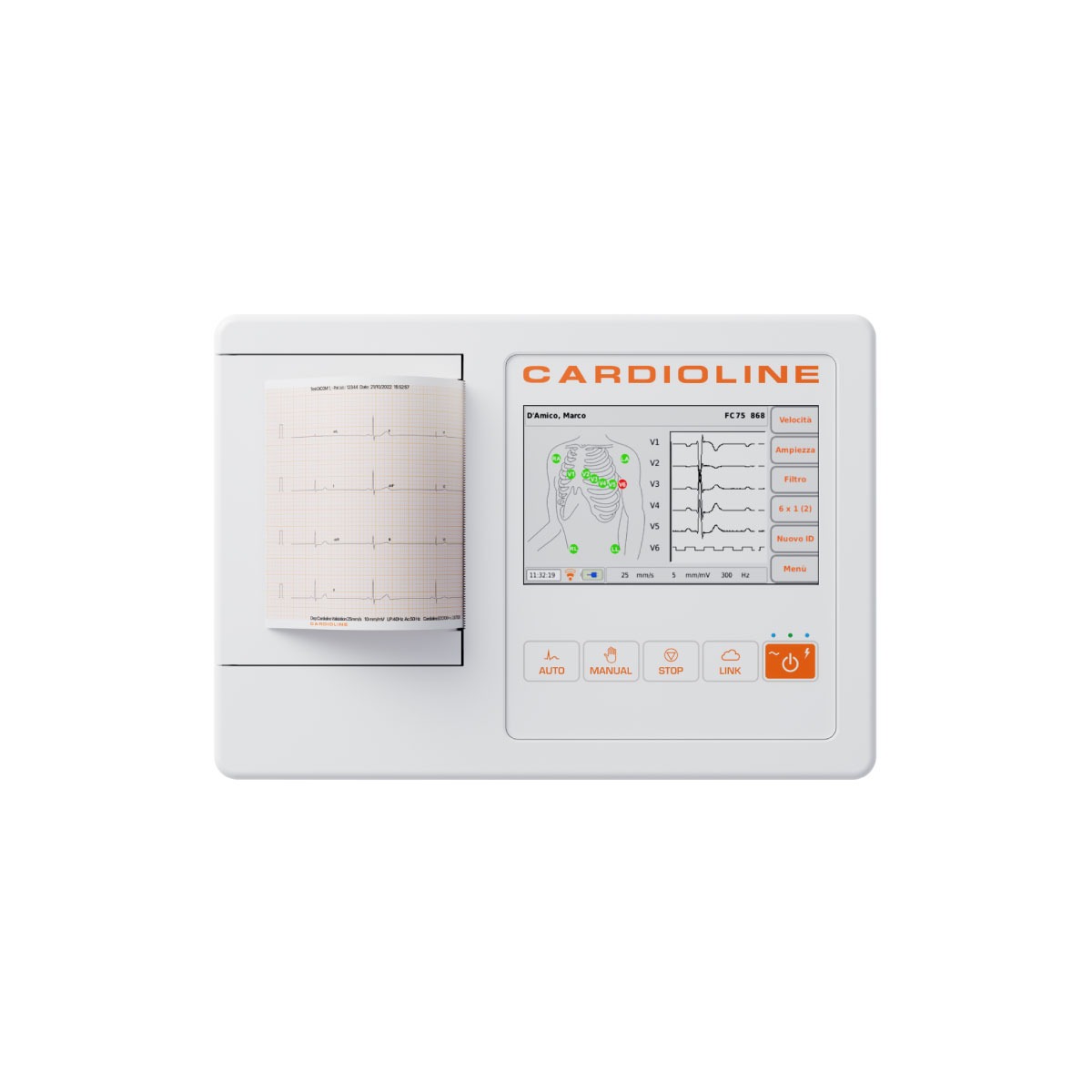 Electrocardiografo ECG 100L 12 derivaciones portatil