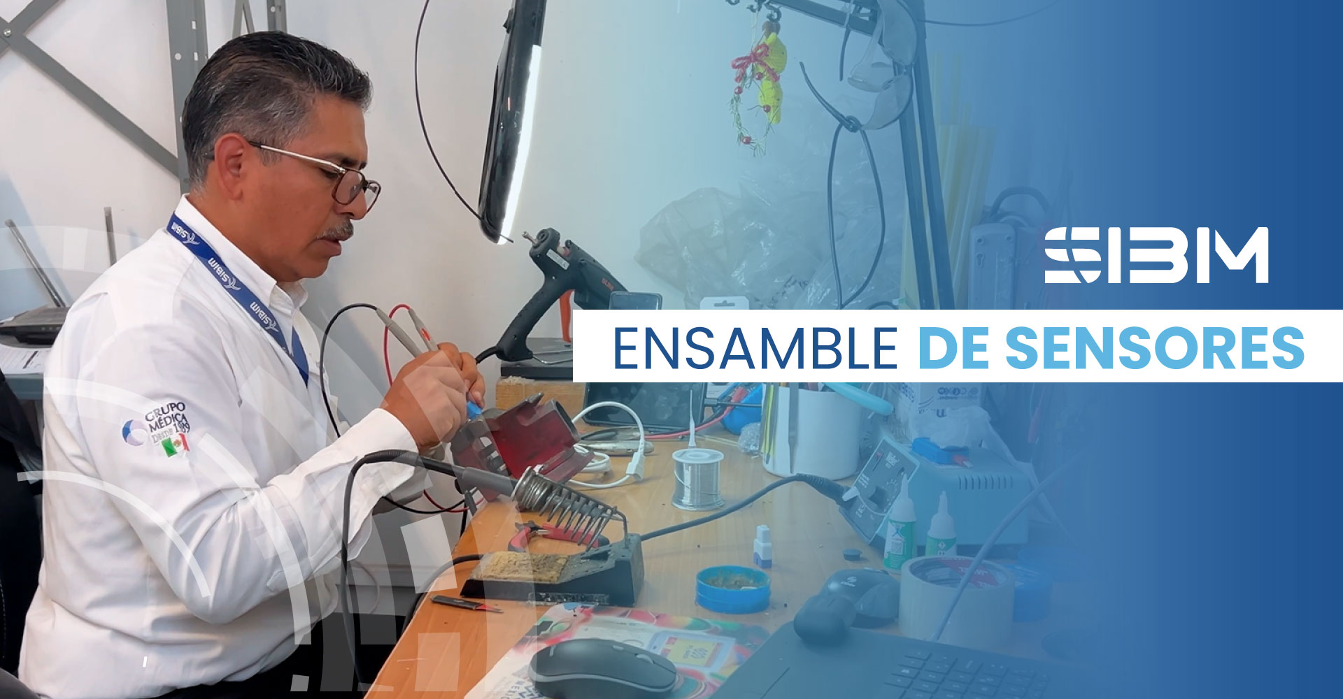 Ensamble de cables y sensores